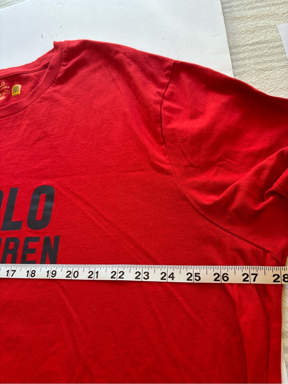 Polo by Ralph Lauren Red Graphic Logo Tee 3XB - Picture 6 of 6